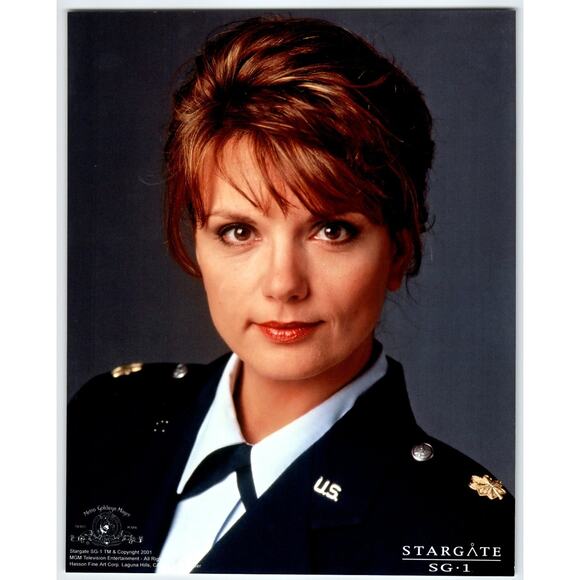 Stargate SG-1 2001 Press Photo Actress in US Air Force Uniform Vintage - Picture 1 of 2